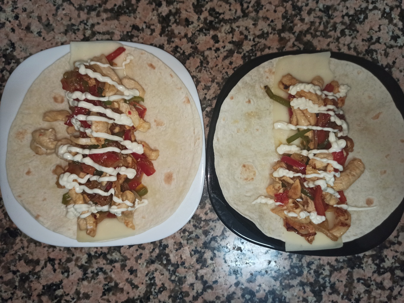 Fajita de polloStep 0