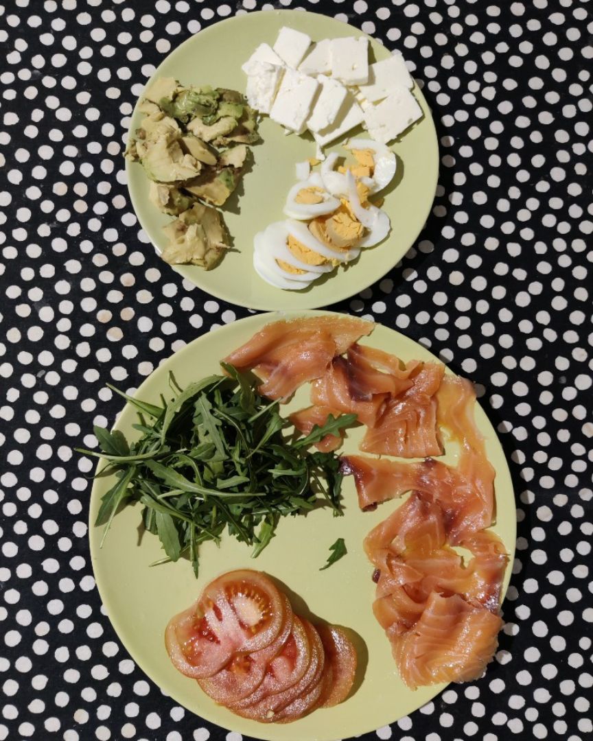 Tortita con salmón y huevo duro Paso 0 Tortita con salmón y huevo duro Paso 0