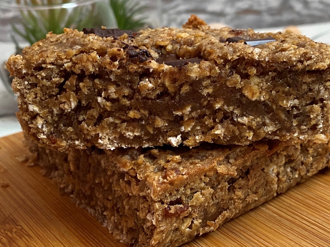 Barrita de avena brownie 