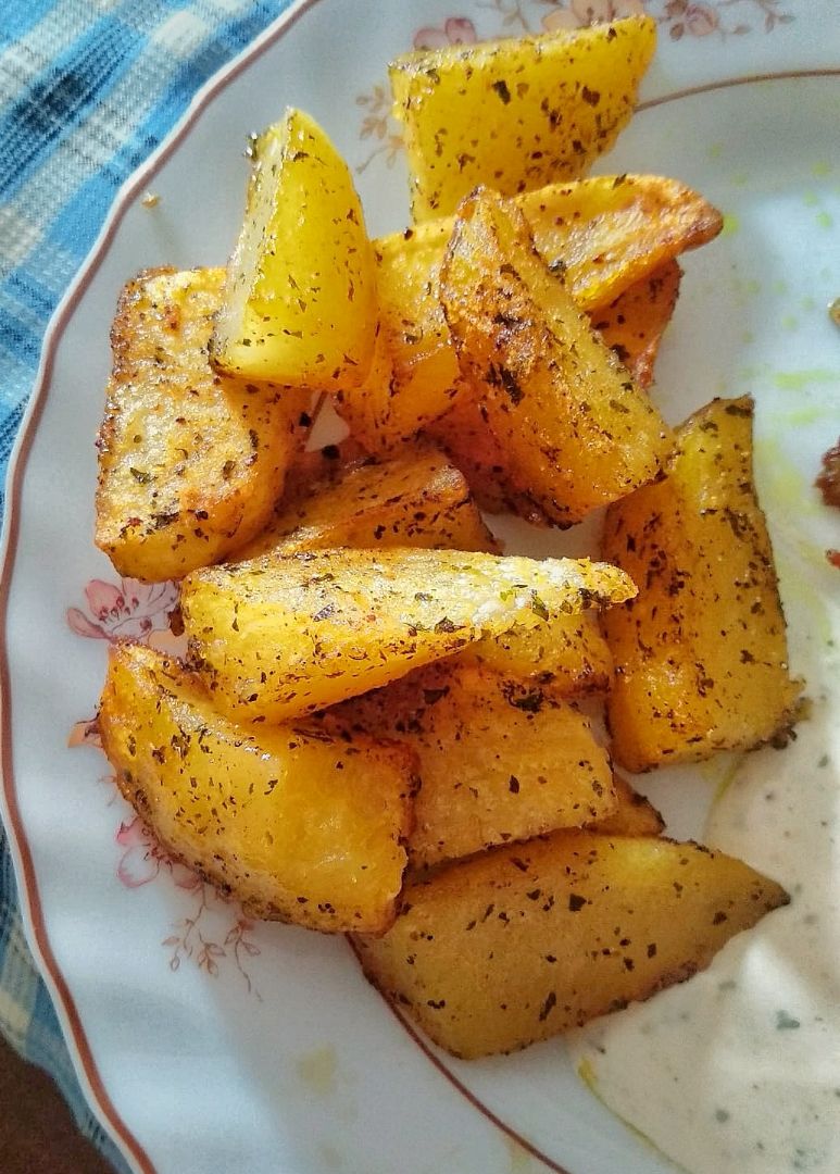 Patatas gajo SIN HORNO 🥔🍟 Patatas gajo SIN HORNO 🥔🍟