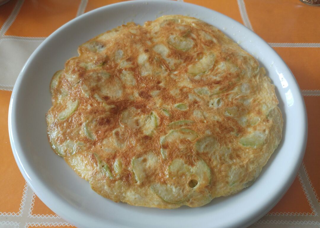 Tortilla de calabacín Tortilla de calabacín