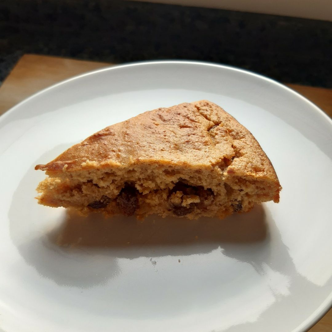 Bizcocho de plátano, yogur y crema de avellanas Paso 7