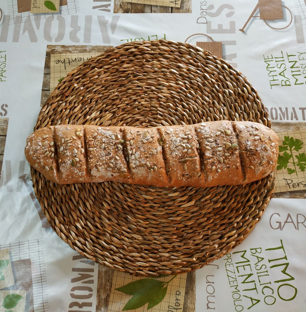 Delicioso pan de espelta con mix de semillas 😋