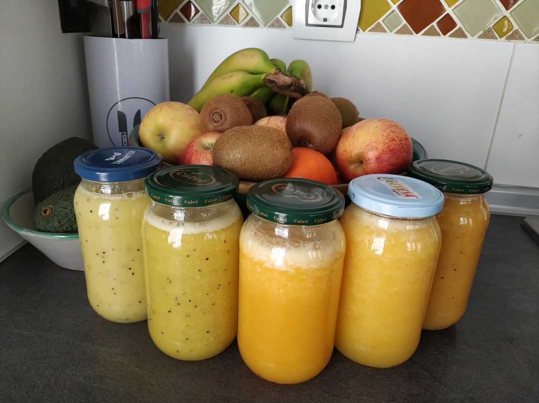 Zumos de frutas. Paso 0
