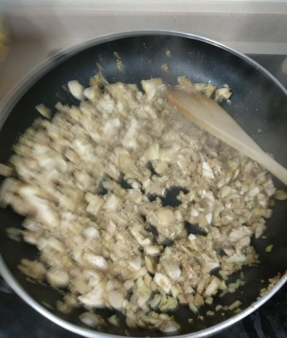 Tagliatelle con verduras Paso 1 Tagliatelle con verduras Paso 1