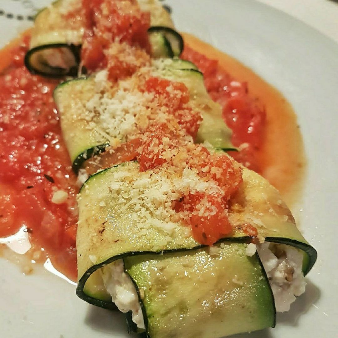 Raviolis de calabacín con queso de burgos y nueces Paso 6 Raviolis de calabacín con queso de burgos y nueces Paso 6