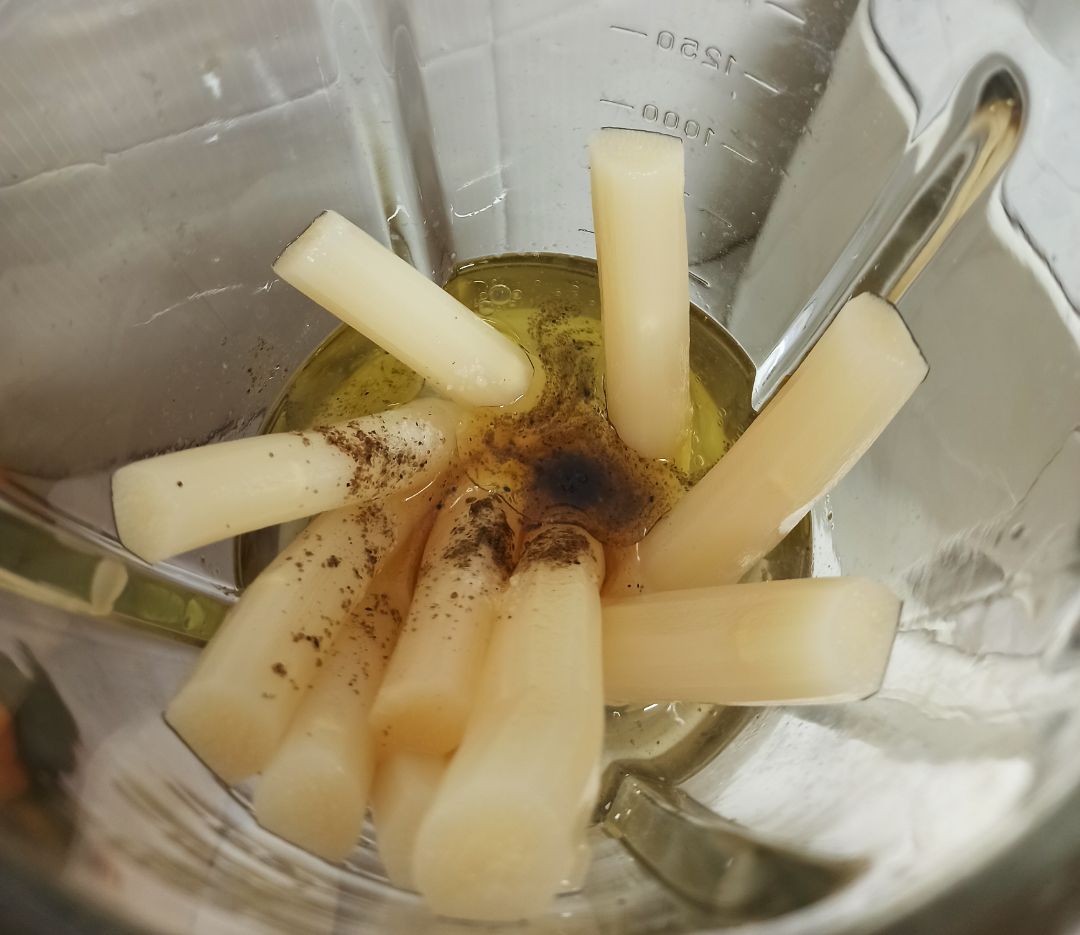 Crema de espárragos Paso 0 Crema de espárragos Paso 0