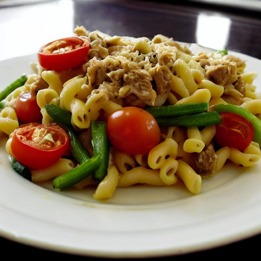 Ensalada de pasta con atún