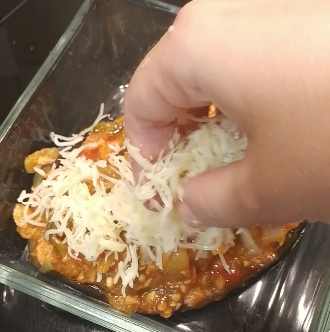 🍆 Berenjenas rellenas de verduras 🧅🌶️🍆 Paso 3