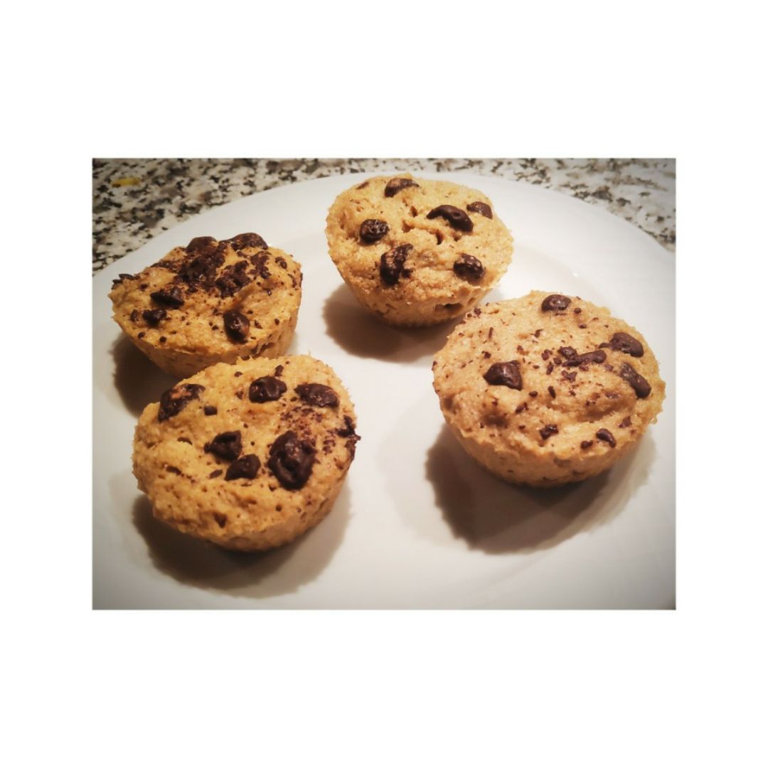 Madalenas de coco y chocolate Madalenas de coco y chocolate