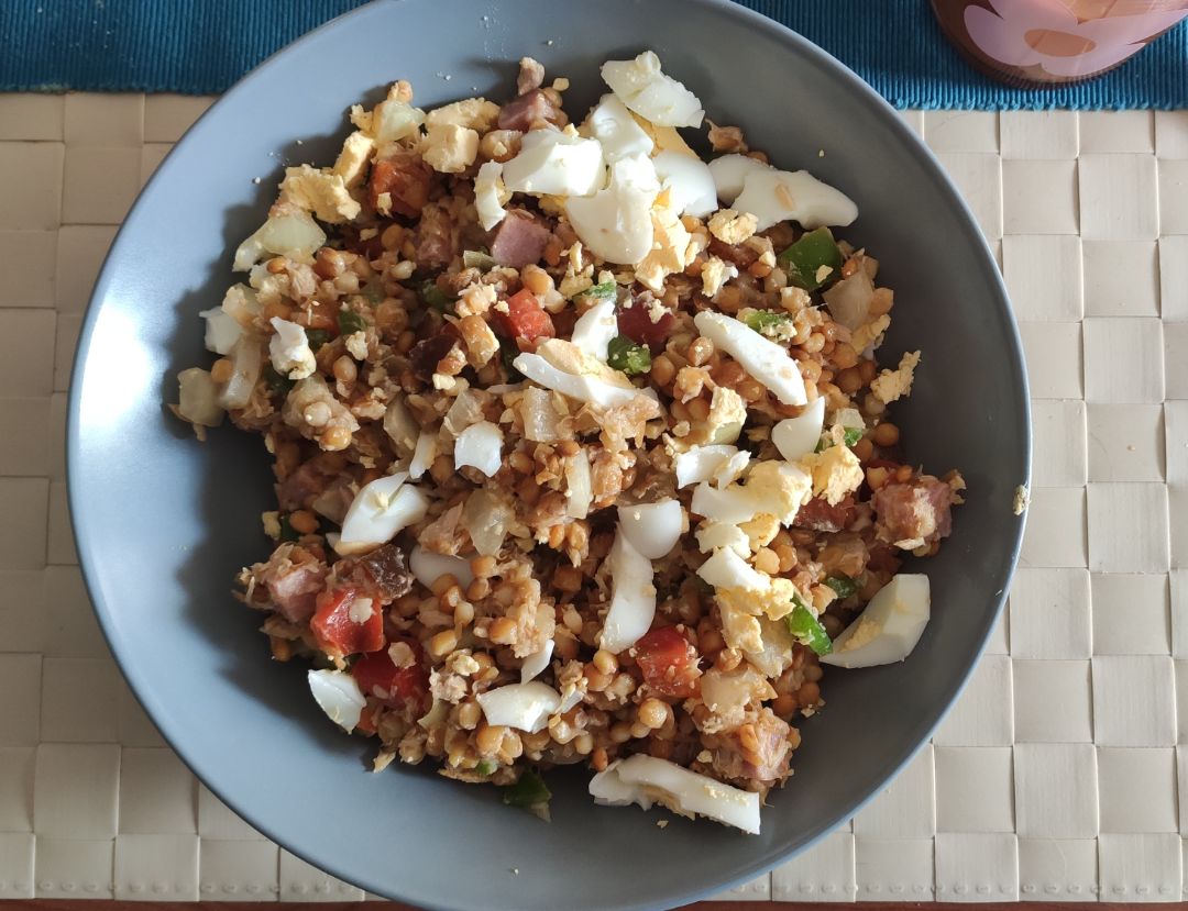 Ensalada de lentejas