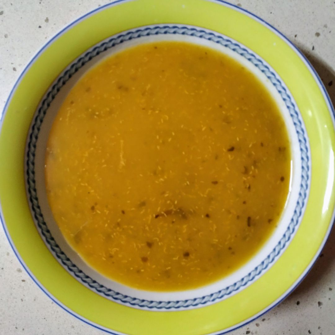 CREMA DE CALABAZA, QUINOA Y ALGA KOMBU