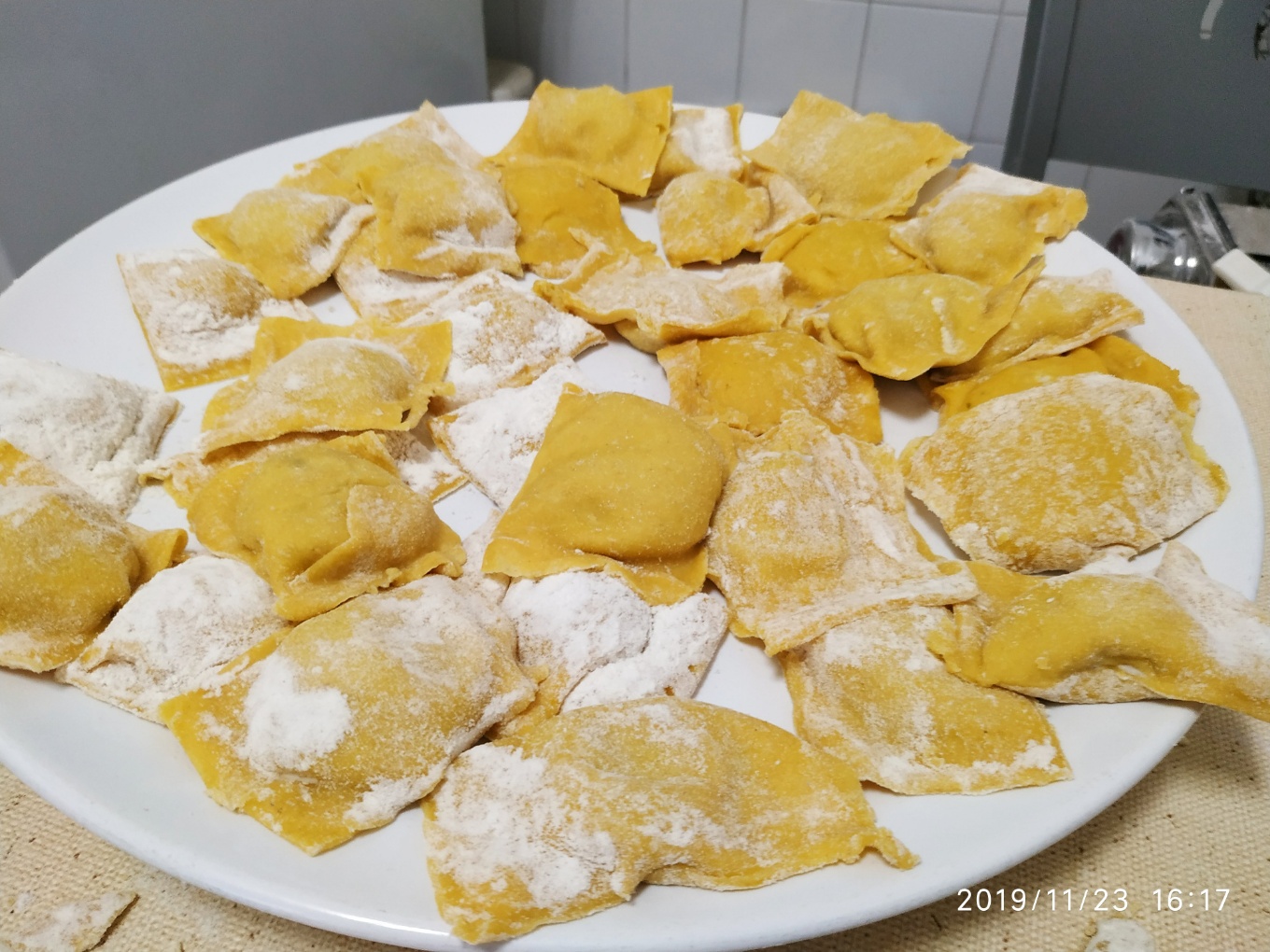 Raviolis de setas