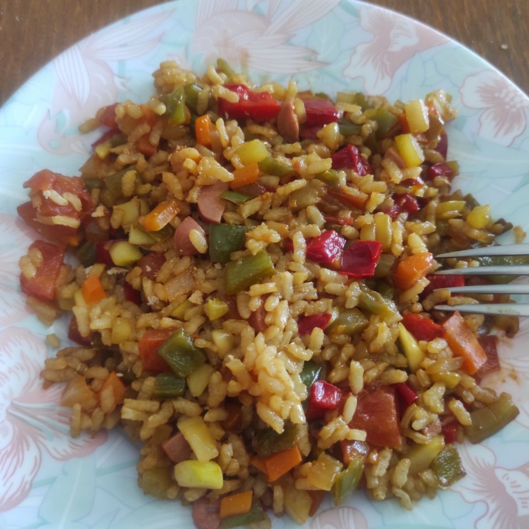 Arroz con verduras Arroz con verduras