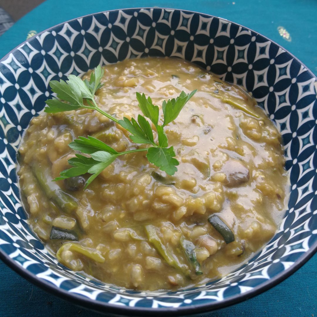 Risotto de arroz integral Risotto de arroz integral