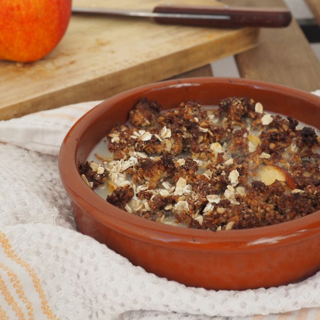 CRUMBLE DE MANZANA CRUMBLE DE MANZANA