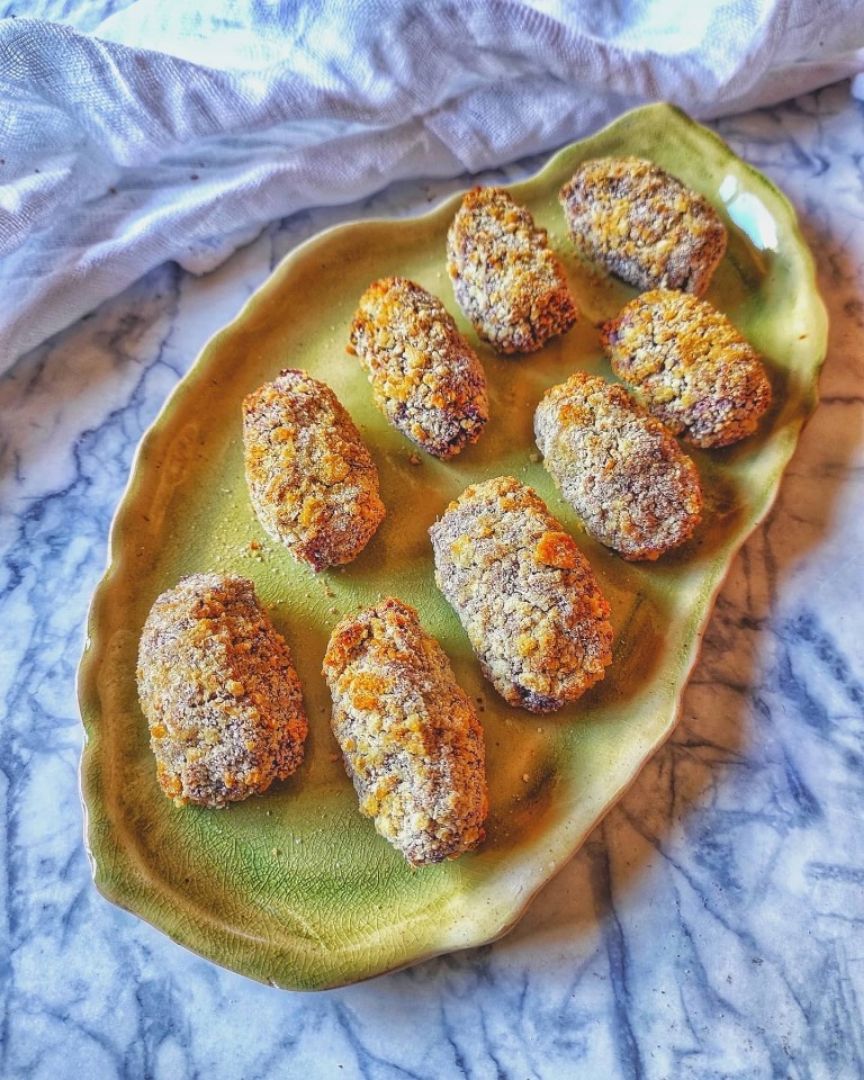 CROQUETAS DE COL LOMBARDA CROQUETAS DE COL LOMBARDA