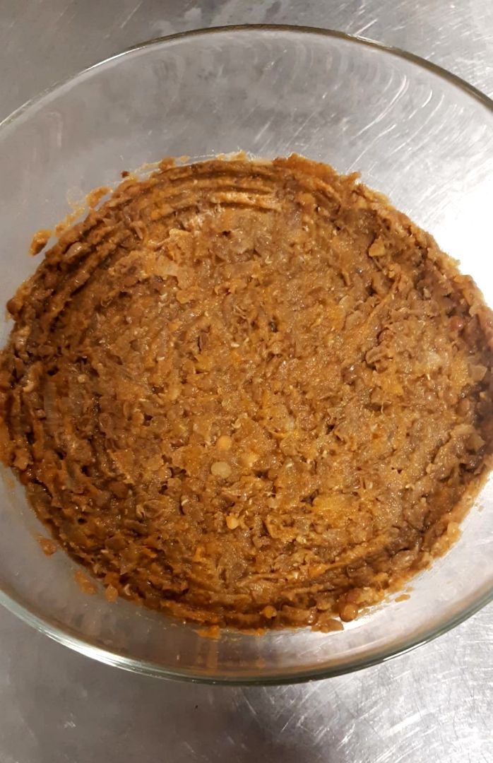 Albóndigas de lentejas y calabaza, sin harinas! Paso 4 Albóndigas de lentejas y calabaza, sin harinas! Paso 4
