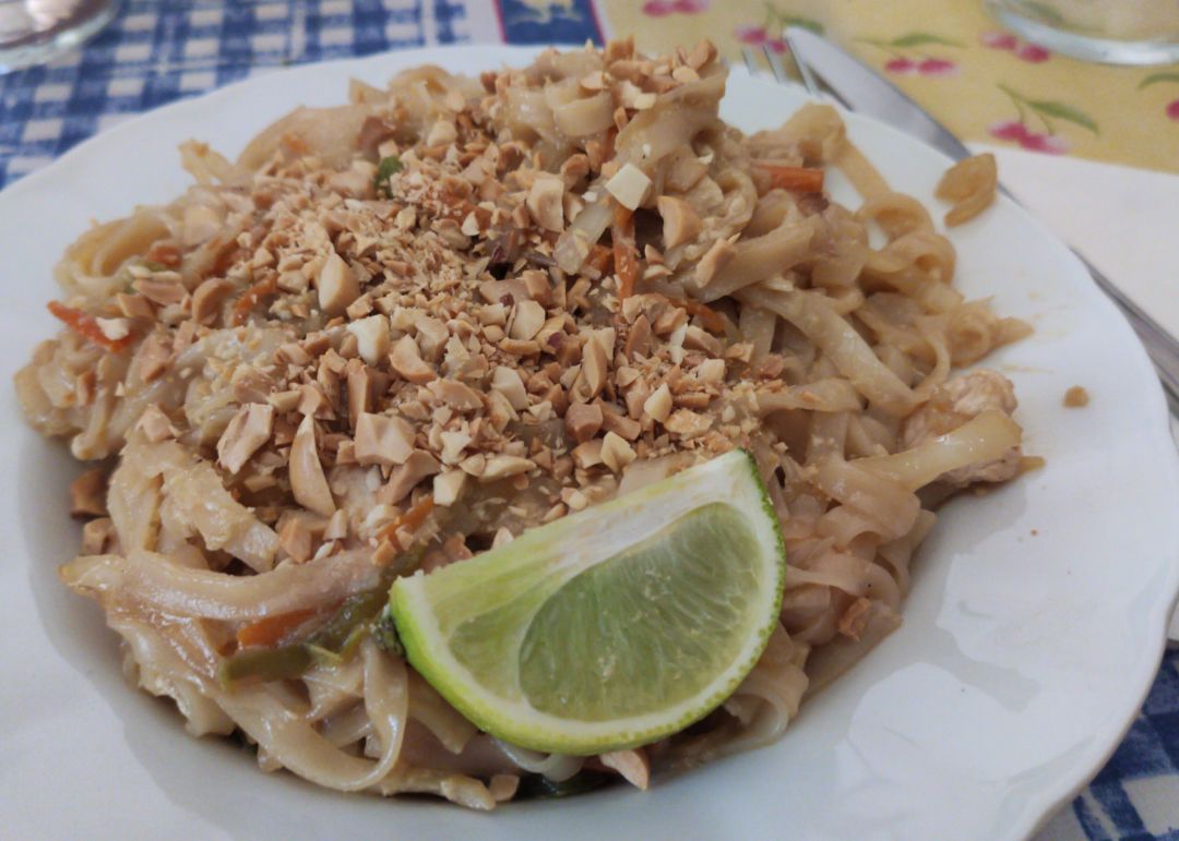 Pad Thai con Pavo Pad Thai con Pavo
