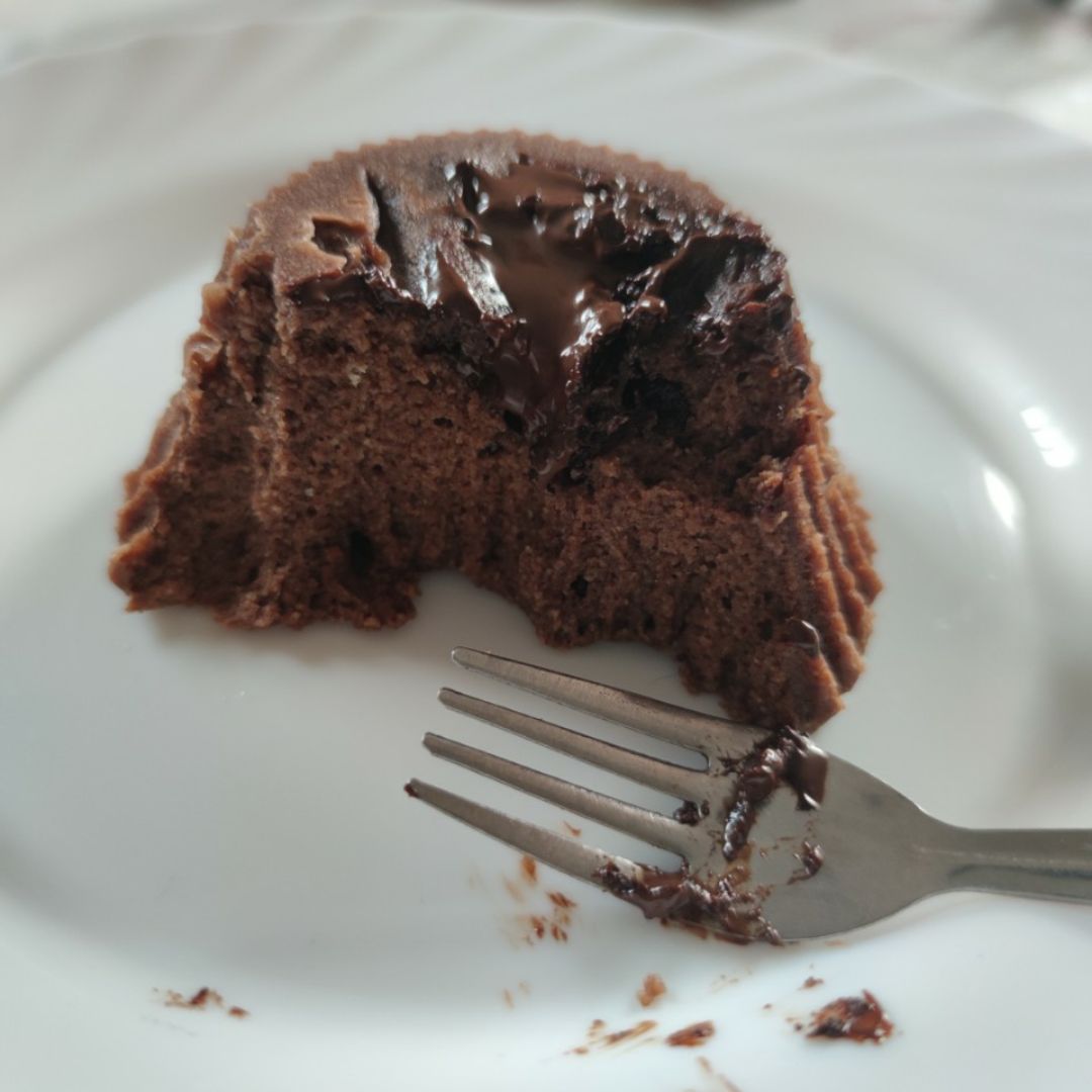 Bizcocho de chocolate al microondas Bizcocho de chocolate al microondas