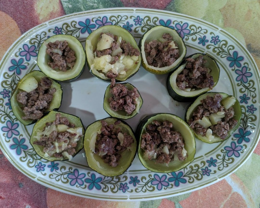 Calabacín con carne 🥒 Calabacín con carne 🥒