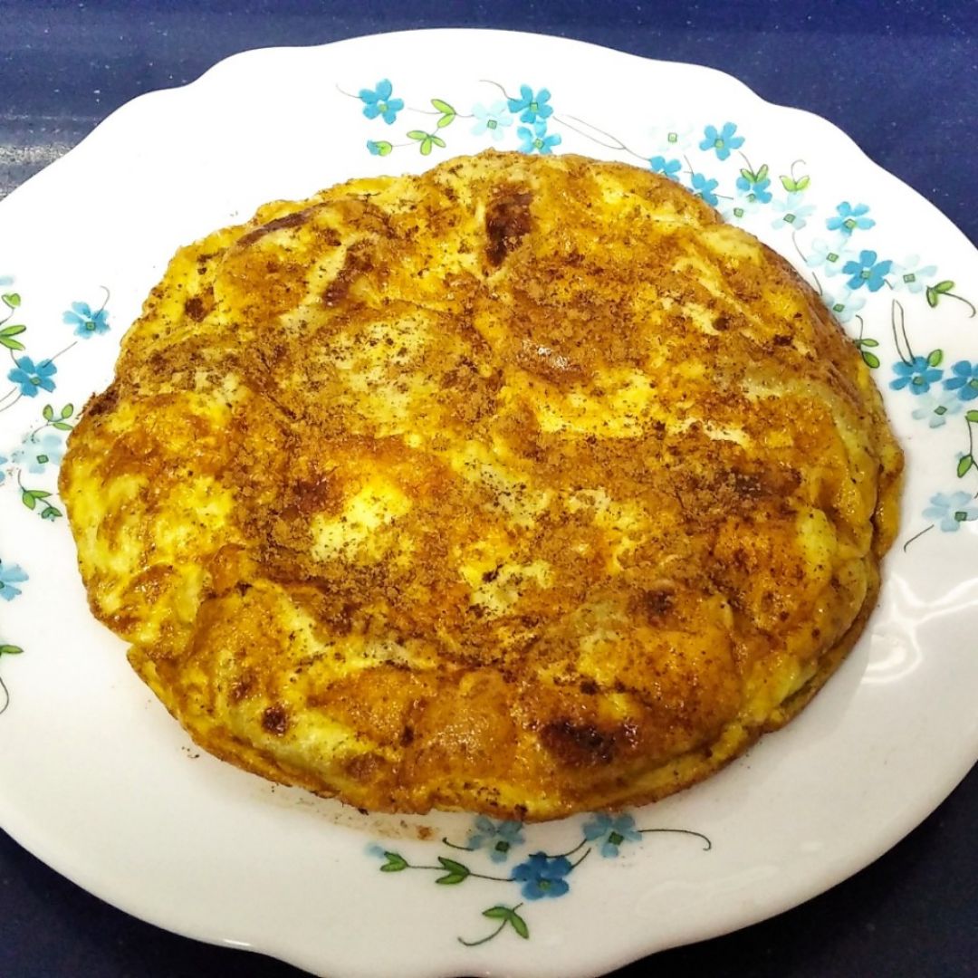 Tortillita de banana con canela Tortillita de banana con canela