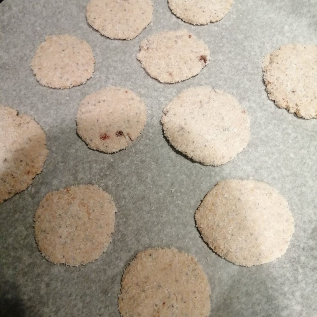 Galletas de coco y dátiles Paso 3 Galletas de coco y dátiles Paso 3