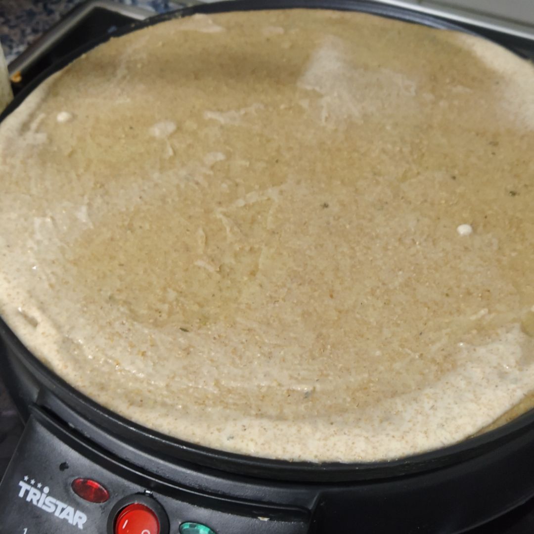 Pizza crepe roll Paso 2 Pizza crepe roll Paso 2