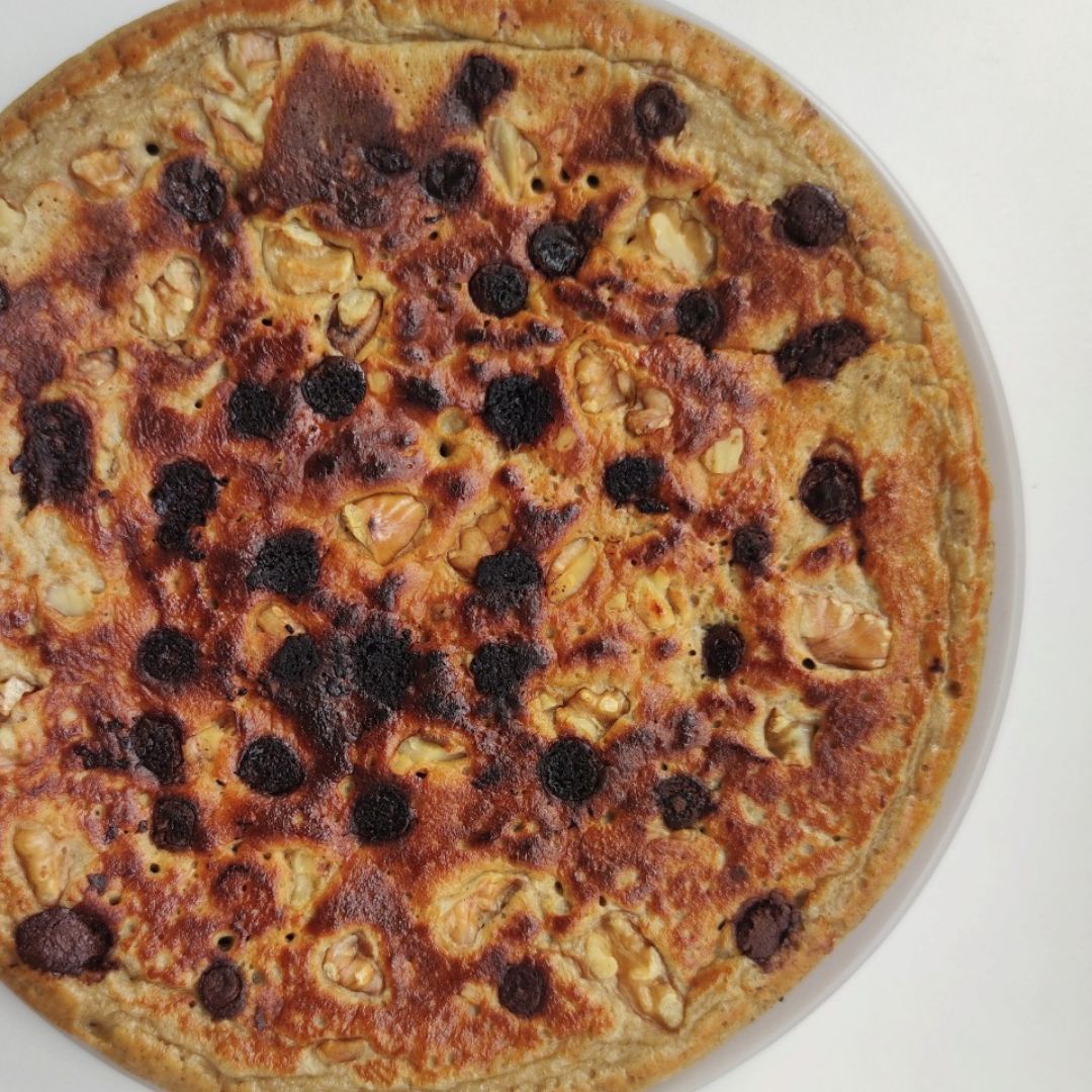 Bizcocho de plátano a la sartén Bizcocho de plátano a la sartén