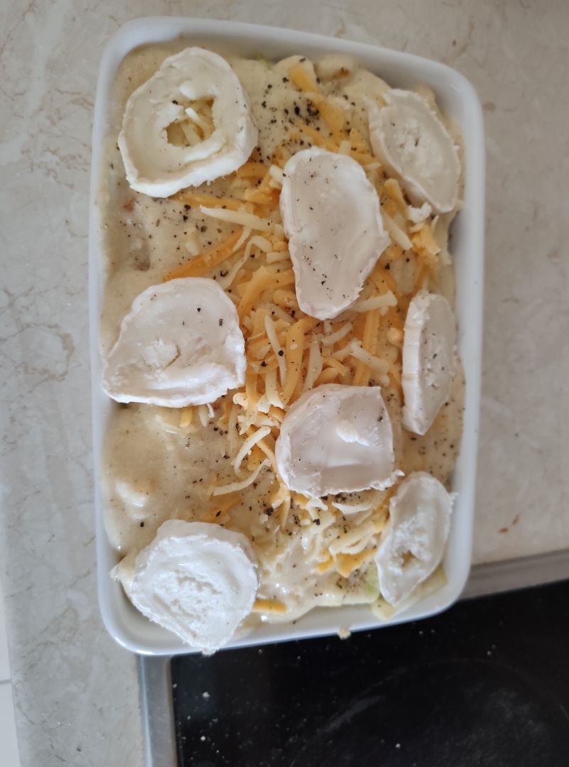 Lasaña de calabacín con soja y queso de cabra Paso 4 Lasaña de calabacín con soja y queso de cabra Paso 4