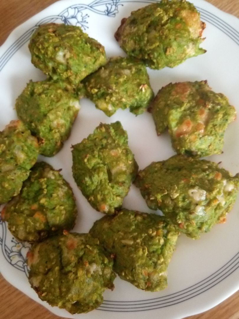 "Croquetas" de brócoli y batata "Croquetas" de brócoli y batata