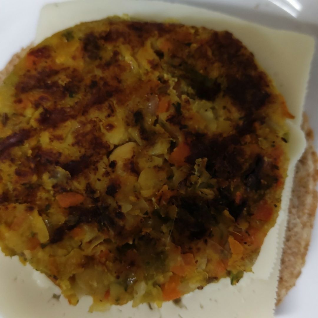 Hamburguesa vegetal Paso 3 Hamburguesa vegetal Paso 3
