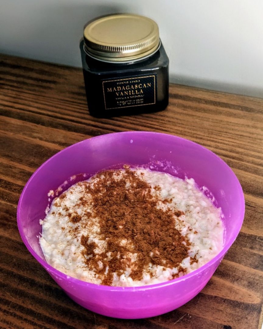 Falso ARROZ con leche 🍙🍨 Falso ARROZ con leche 🍙🍨