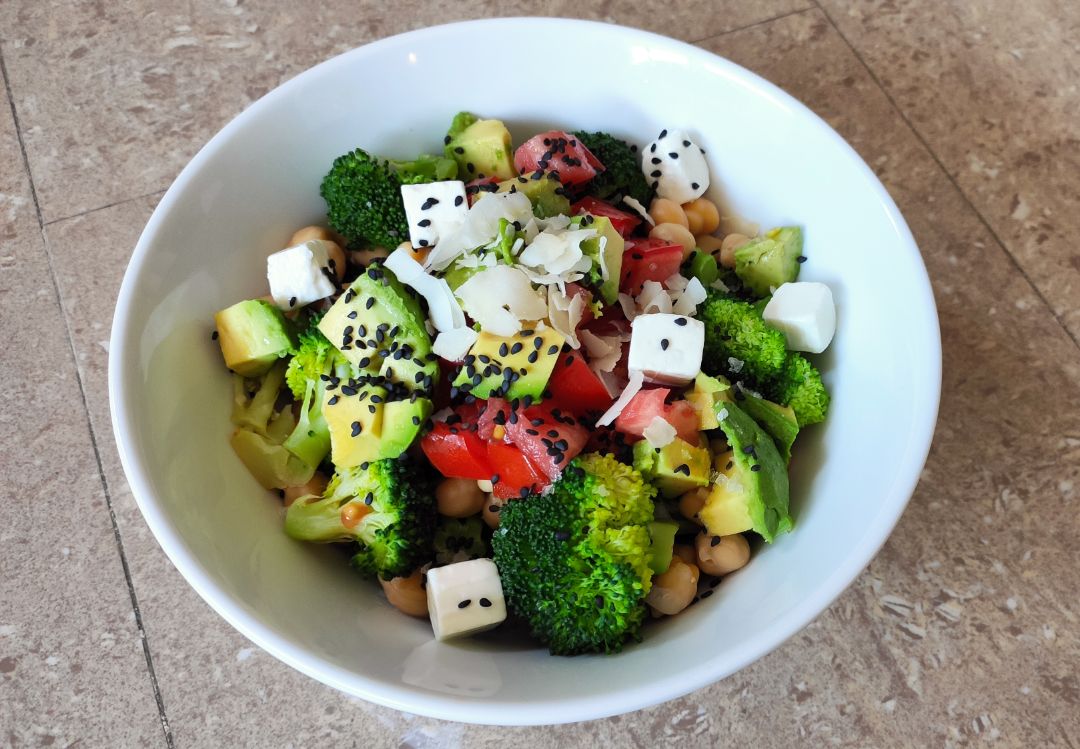 Ensalada templada de garbanzos 