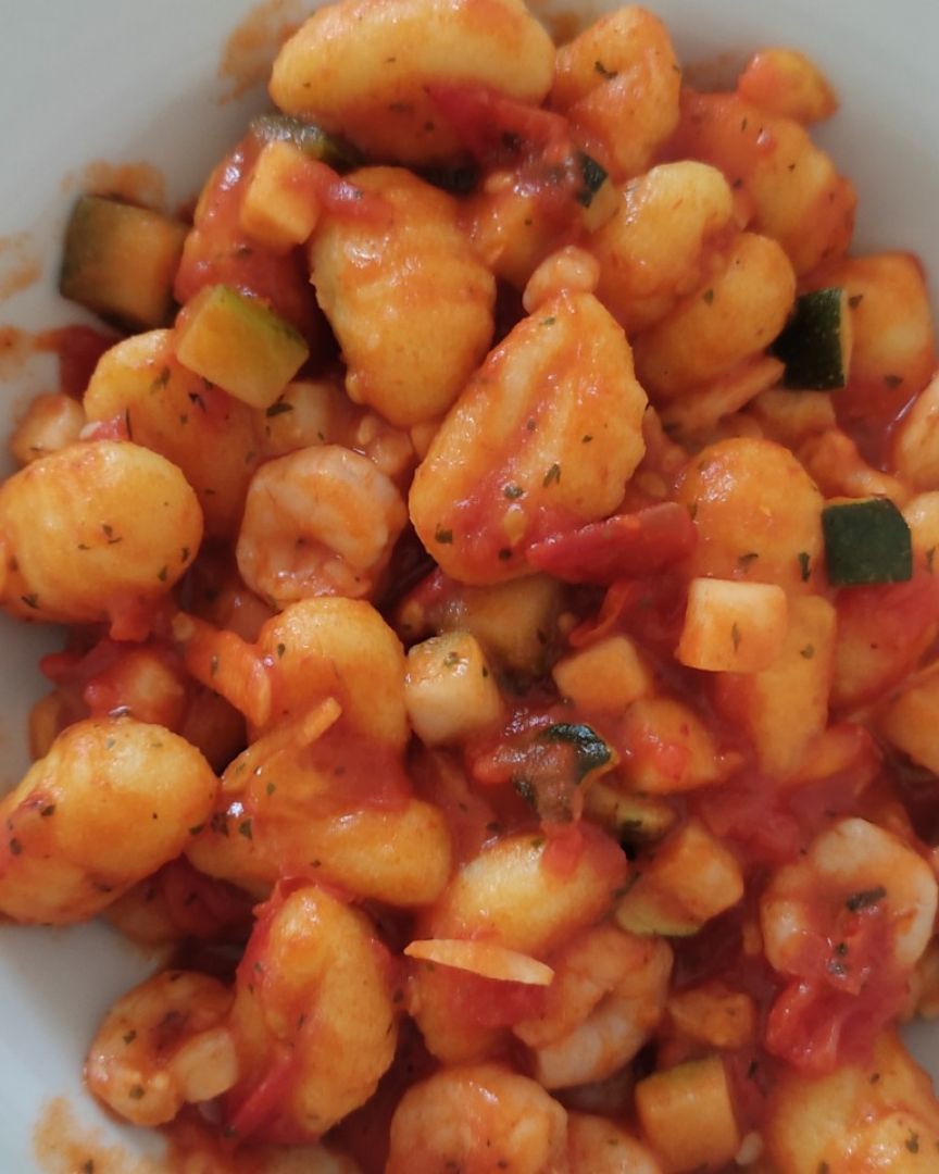 Ñoquis con tomate Ñoquis con tomate