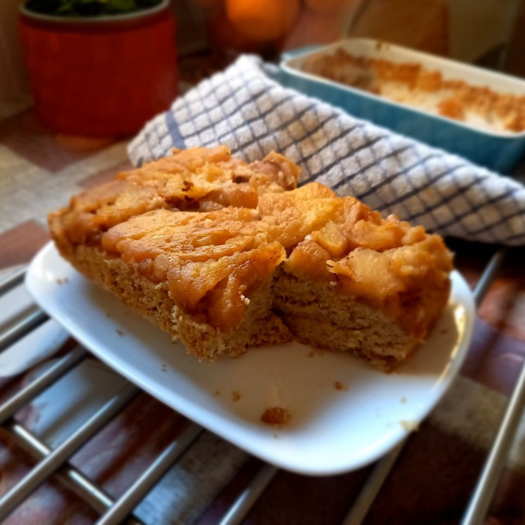 Tarta tatin de bizcocho Tarta tatin de bizcocho