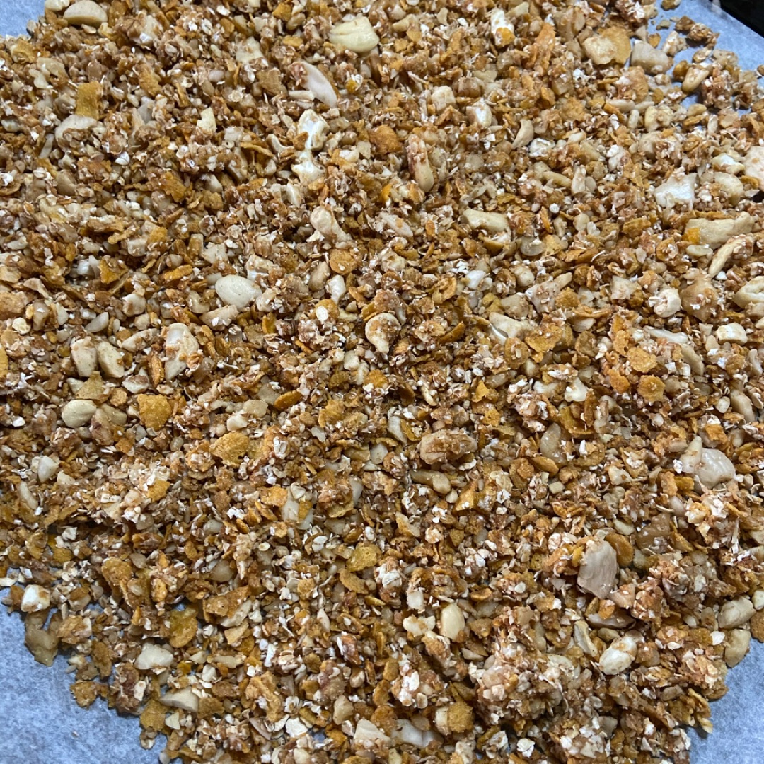 Granola con arándanos y chocolate 🤩Step 0