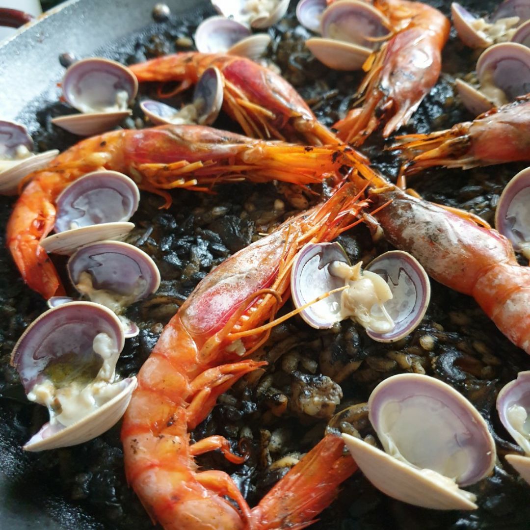 Arroz negro Paso 5