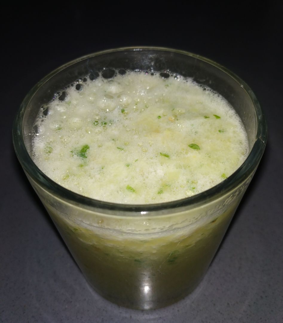 Batido de piña saludable Paso 2 Batido de piña saludable Paso 2