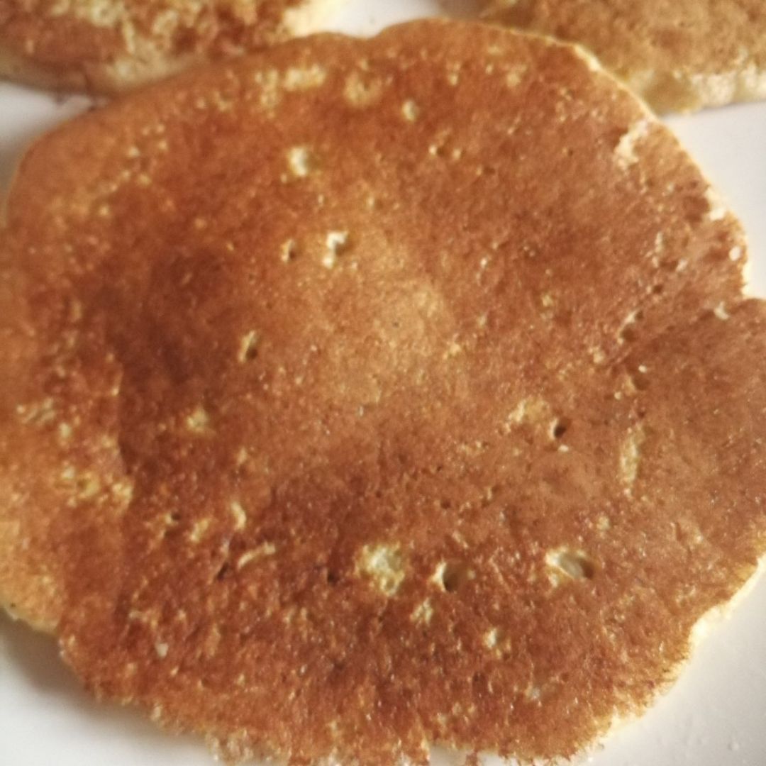 Tortita manzana y pera asada y coco Tortita manzana y pera asada y coco