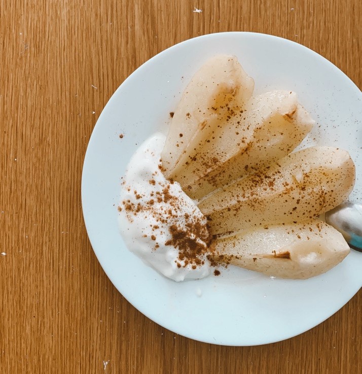 Snack rápido de pera Snack rápido de pera