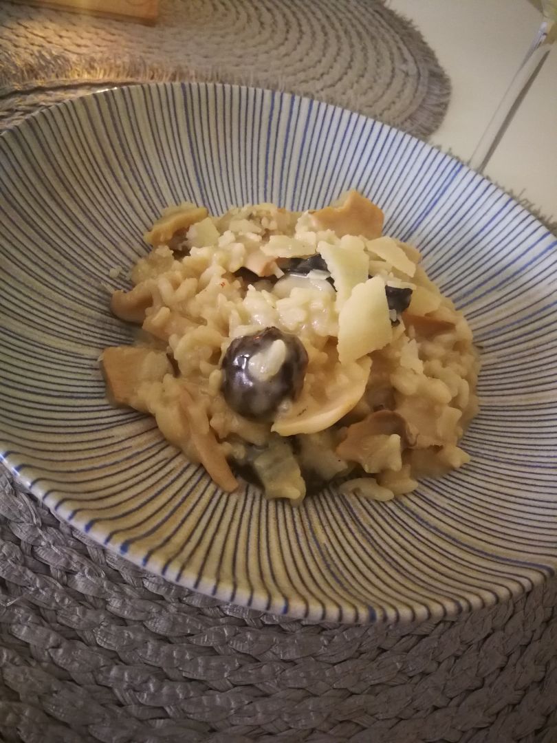 Risotto de boletus ( setas ) y parmesano Paso 4