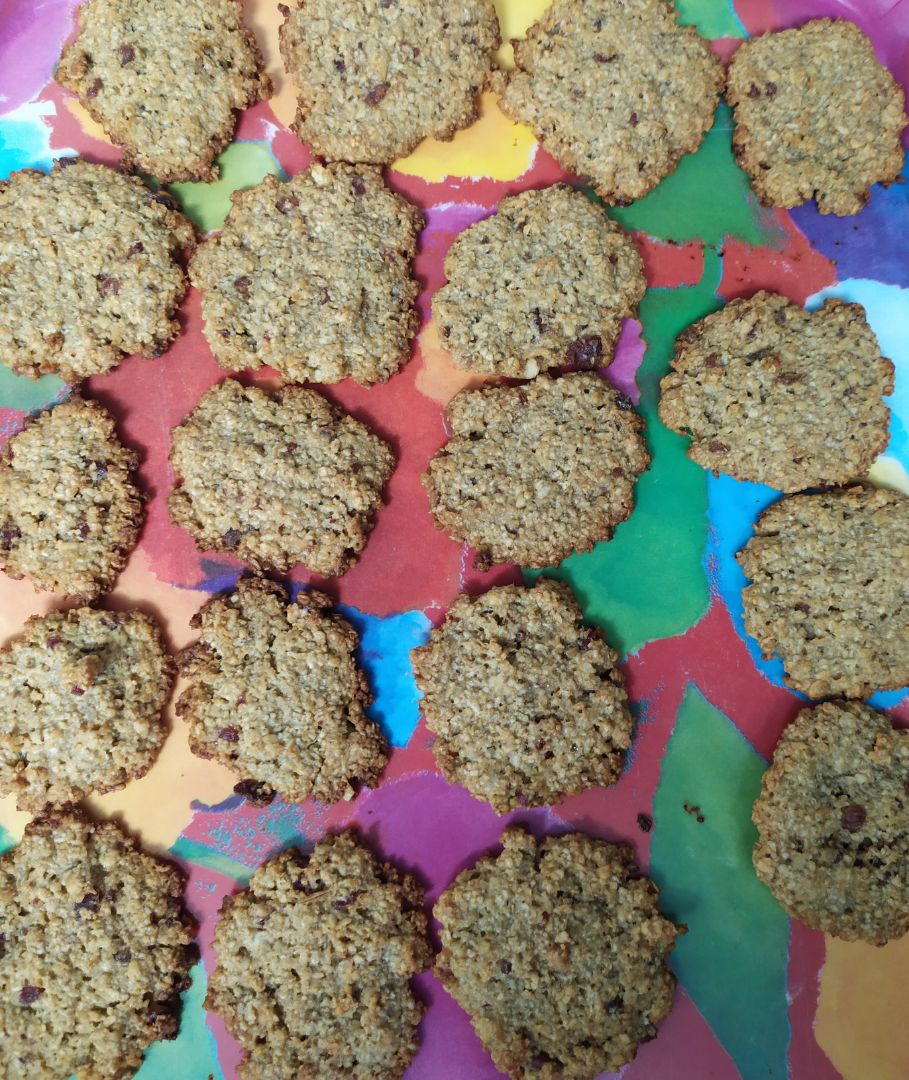 Galletas de avena y dátiles con chocolate negro. Paso 5 Galletas de avena y dátiles con chocolate negro. Paso 5