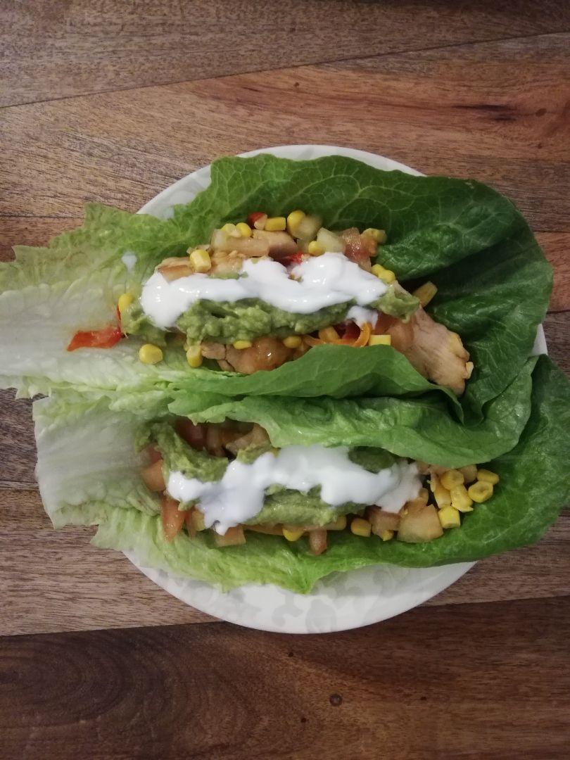 Fajitas de pollo low carb Fajitas de pollo low carb