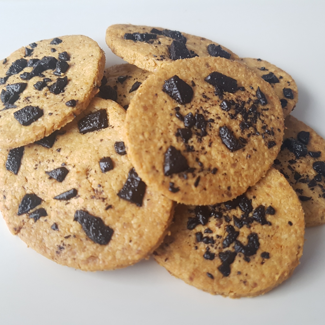 Galletas de avena con pepitas de chocolate Galletas de avena con pepitas de chocolate