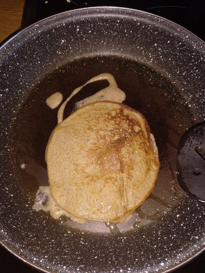 Tortitas de avena y platano Paso 3 Tortitas de avena y platano Paso 3