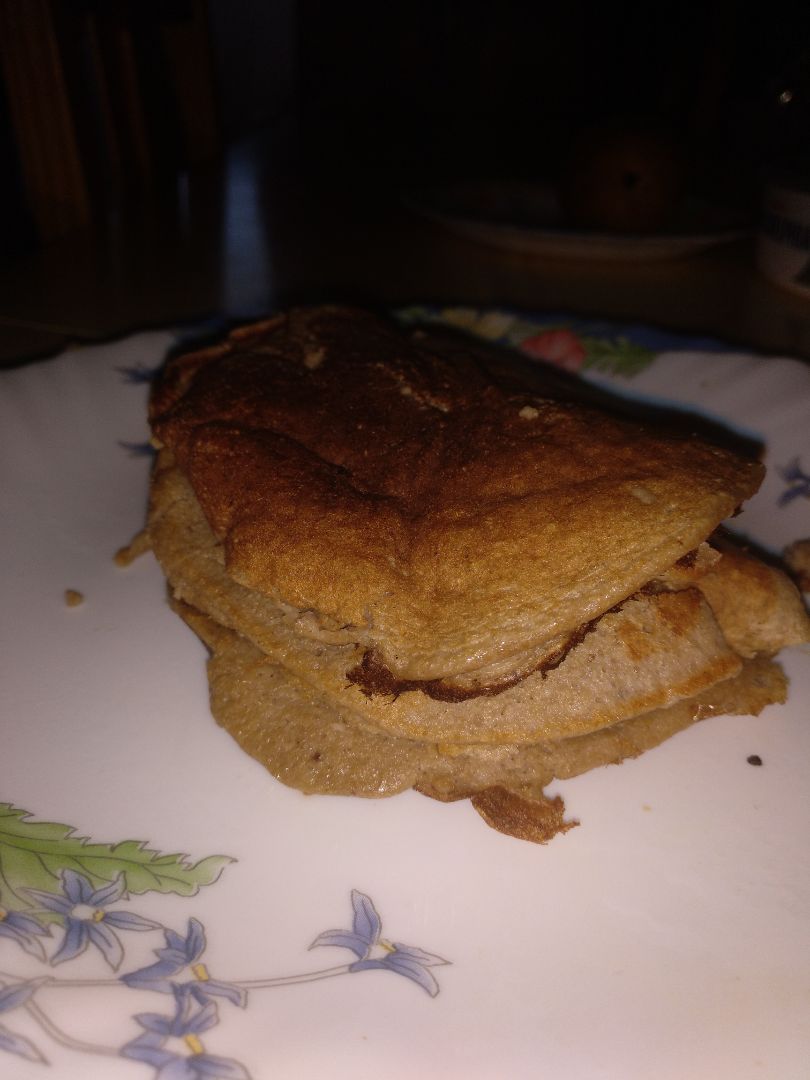 Tortitas de avena y platano Paso 4 Tortitas de avena y platano Paso 4
