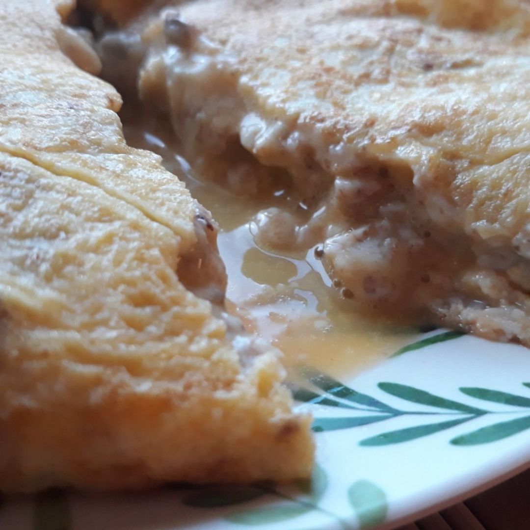 TORTIQUETA, tortilla de croqueta Paso 6 TORTIQUETA, tortilla de croqueta Paso 6