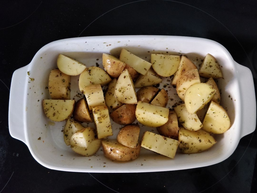 🥔 Patatas parmesana 🧀 Paso 2 🥔 Patatas parmesana 🧀 Paso 2