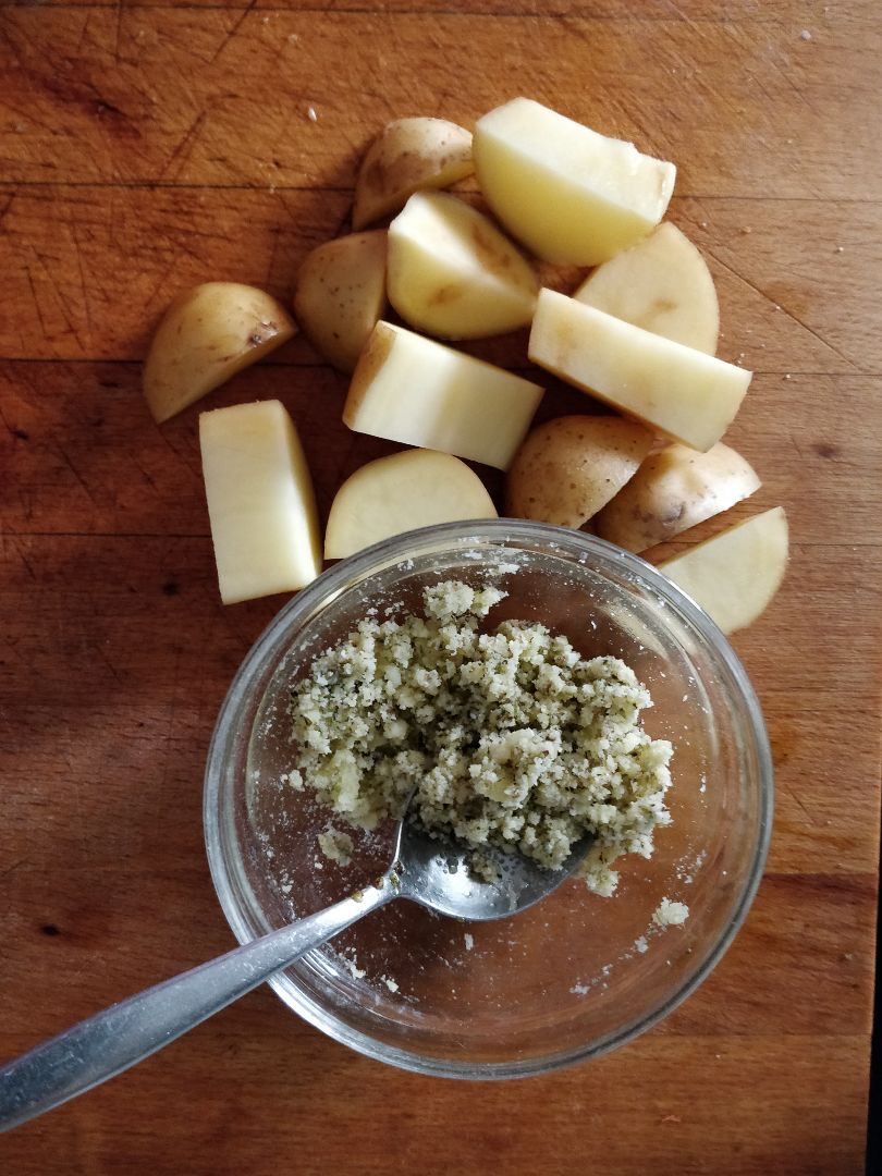 🥔 Patatas parmesana 🧀 Paso 4 🥔 Patatas parmesana 🧀 Paso 4